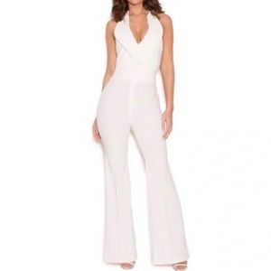 House of CB jumpsuit “Luxarda” off white , wide leg
